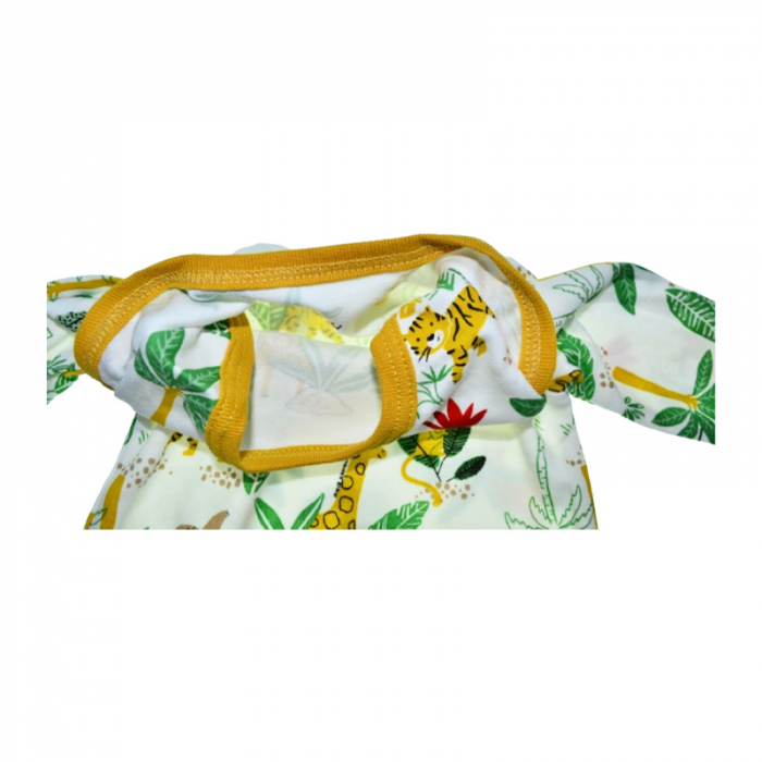 Body cu maneca lunga pentru copii Mini Junior, BDY-16960-1G, Galben [3]