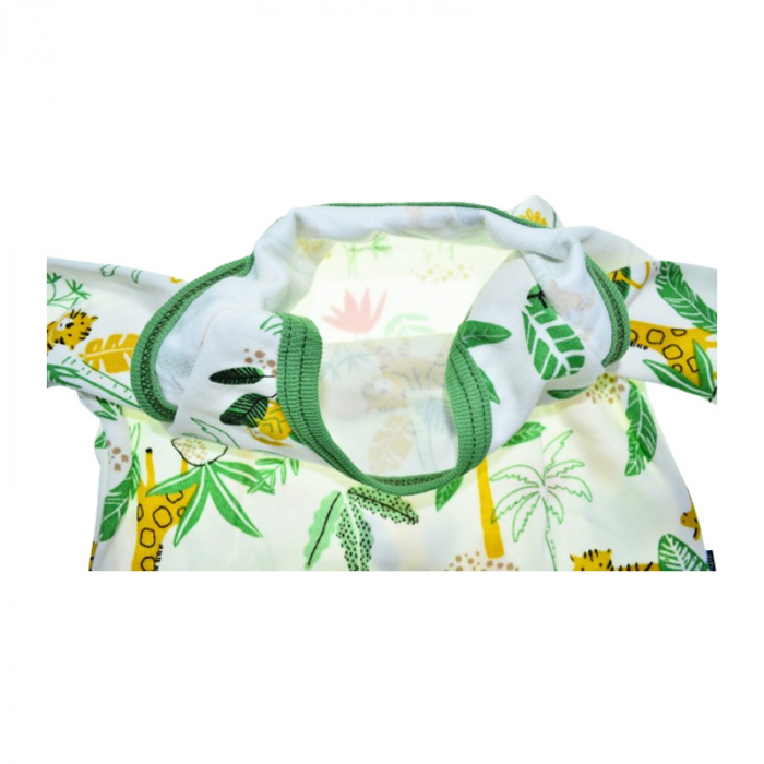 Body cu maneca lunga pentru copii Mini Junior, BDY-16960-1V, Verde [3]