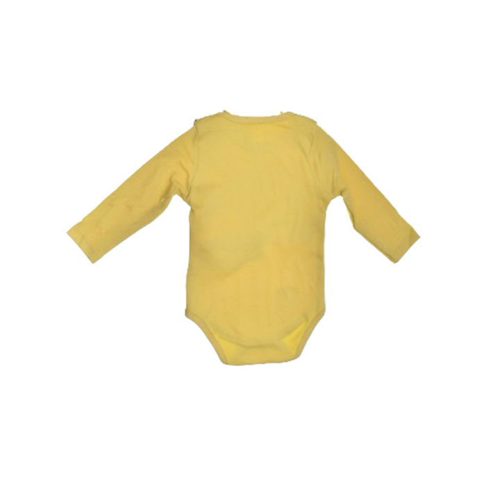 Body cu maneca lunga pentru copii, Mini Junior, BDY-18117, Galben [2]