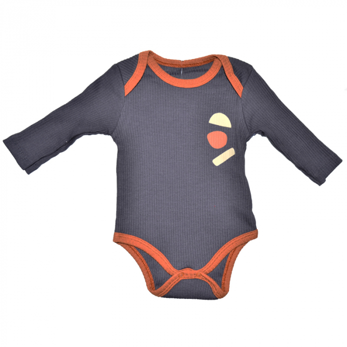 Body cu maneca lunga pentru baieti  Mini Junior BDY-4MJ, Bleumarin [1]