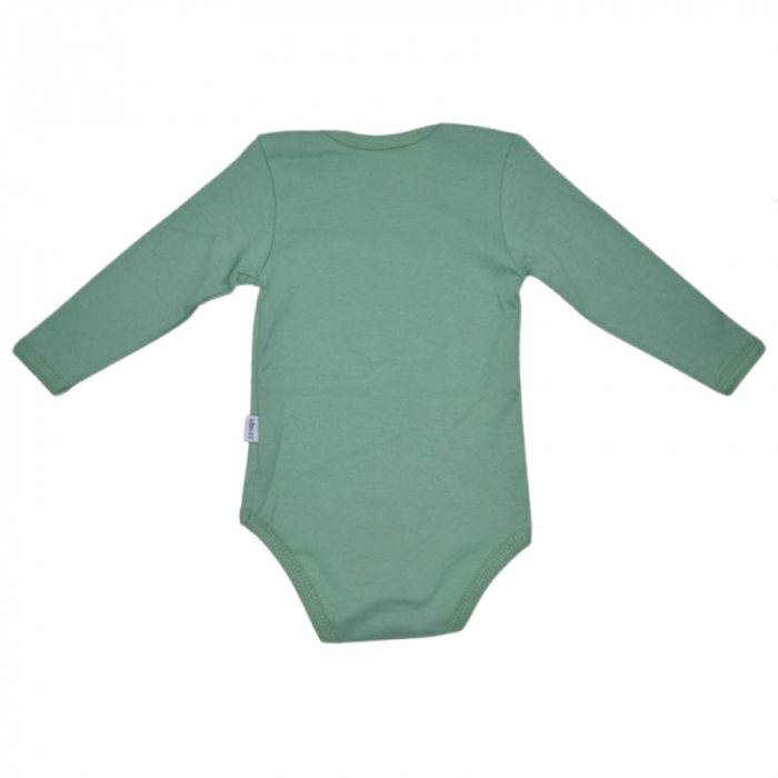 Body cu maneca lunga pentru baieti Mini Junior BDY-MJ14, Verde [3]