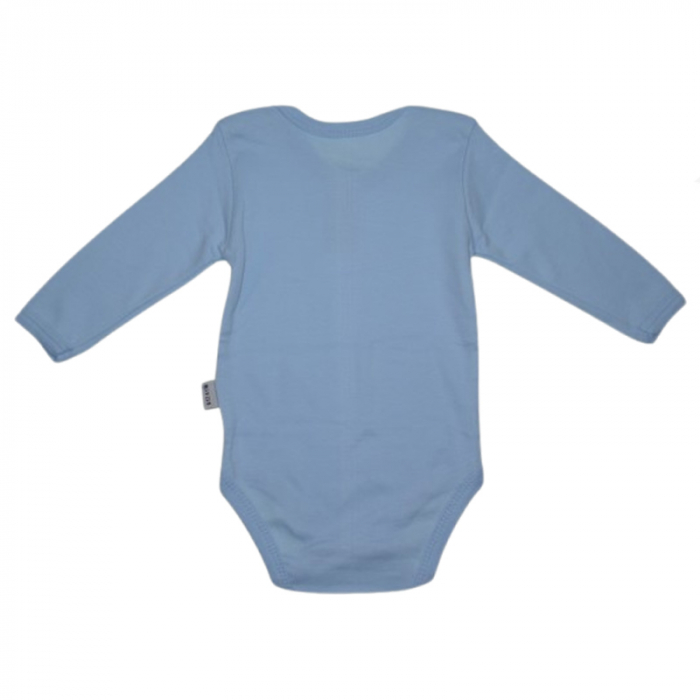 Body cu maneca lunga pentru baieti Mini Junior BDY-MJ18, Albastru [3]