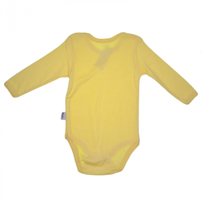 Body cu maneca lunga pentru copii Mini Junior BDY-MJ19, Galben [3]