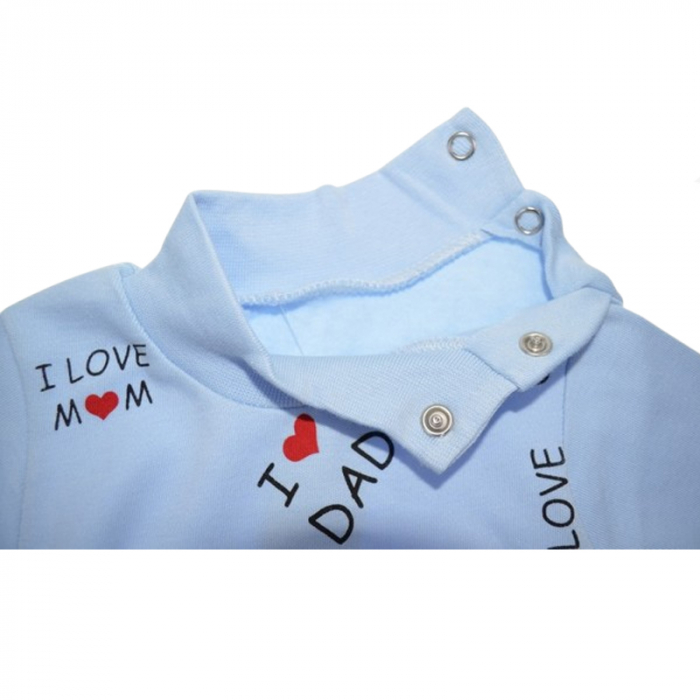 Body cu maneca lunga pentru baieti Mini Junior BDY-MJ29, Albastru [3]