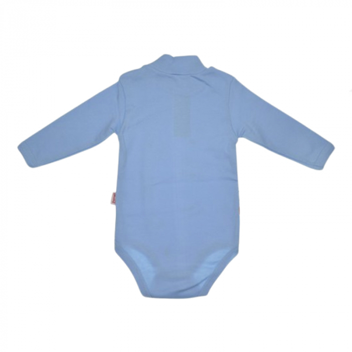 Body cu maneca lunga pentru baieti Mini Junior BDY-MJ29, Albastru [2]