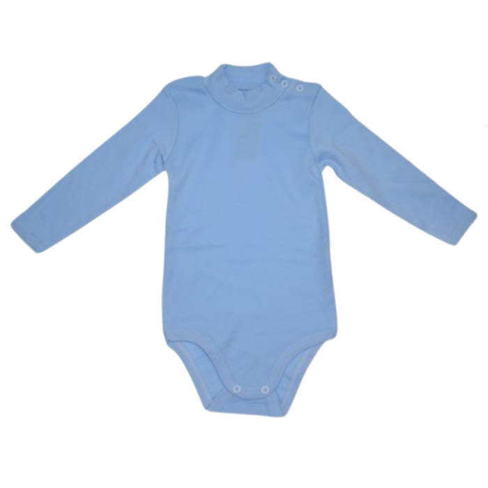 Body cu maneca lunga pentru baieti Mini Junior BDY-MJ34, Albastru [1]