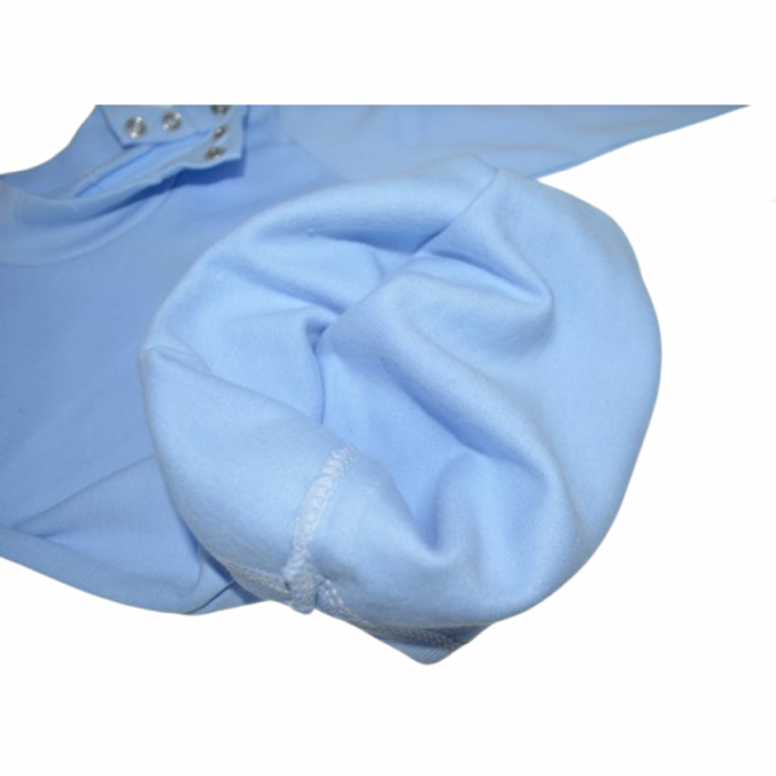 Body cu maneca lunga pentru baieti Mini Junior BDY-MJ34, Albastru [4]