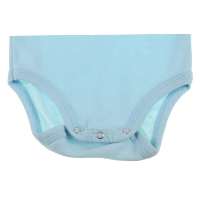 Body cu maneca lunga pentru baieti Pifou Model 13 ML13A-86-89-cm, Albastru [2]