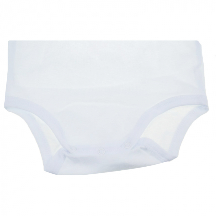 Body cu maneca lunga pentru copii Pifou Model 6 MDL6-40, Alb [3]