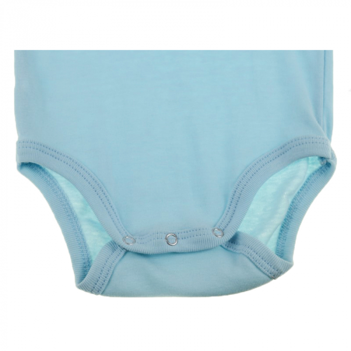 Body cu maneca lunga pentru baieti Pifou Model 6 ML6A-1-86-89-cm, Albastru [3]