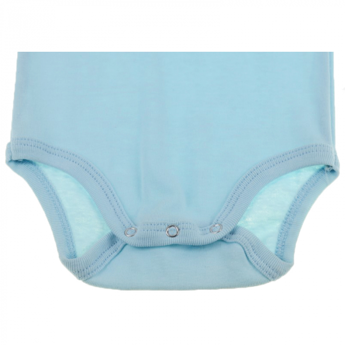 Body cu maneca lunga pentru baieti Pifou Model 6 ML6A-1A-86-89-cm, Albastru [3]