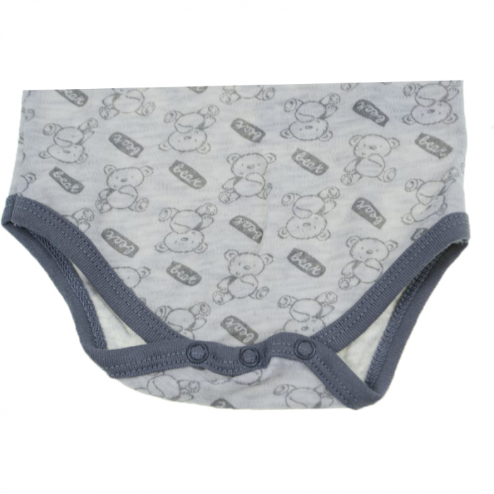 Body cu maneca lunga pentru copii E Plus M 59754G-86-cm, Gri [3]