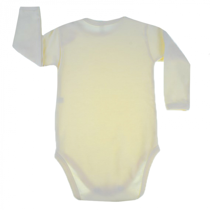Body cu maneca lunga pentru copii Koala Dl. Rekaw 750G-80-cm, Galben [2]