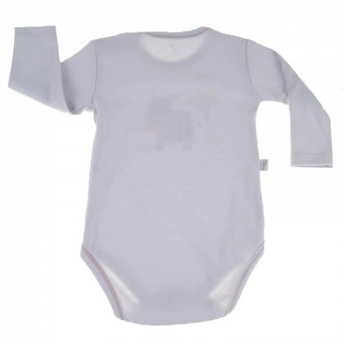 Body cu maneca lunga pentru copii Koala Happy Baby 07-499G1_74 cm, Gri [3]