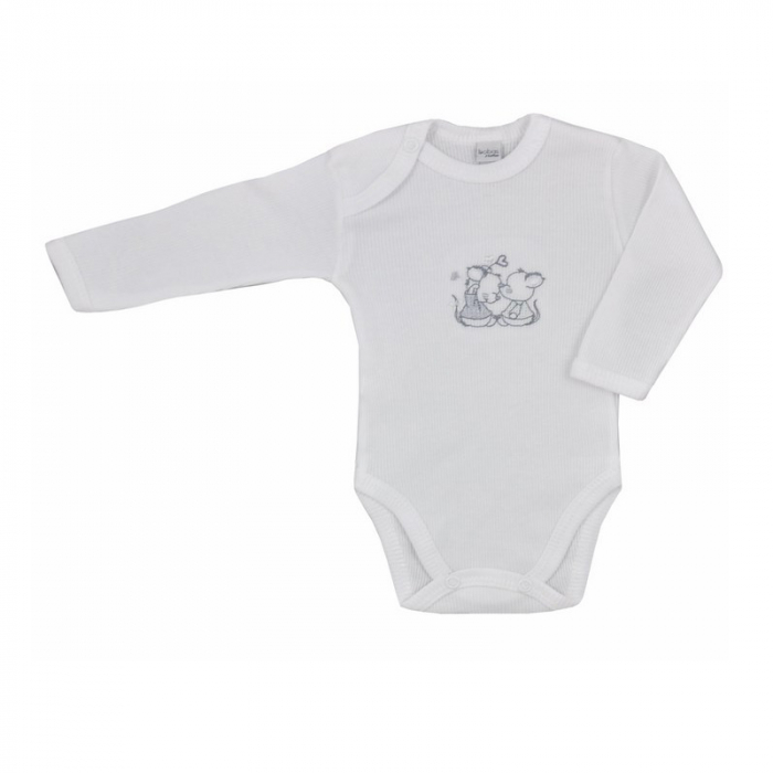 Body cu maneca lunga pentru copii Koala Misio 3034_92 cm, Alb [1]