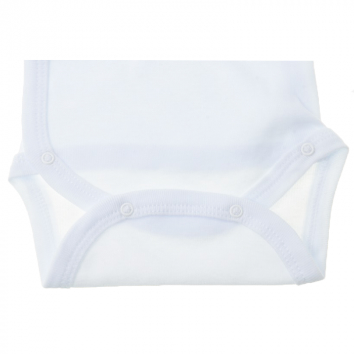 Body cu maneca lunga pentru copii Mini Bimbi BMBB-1-62-cm, Alb [2]