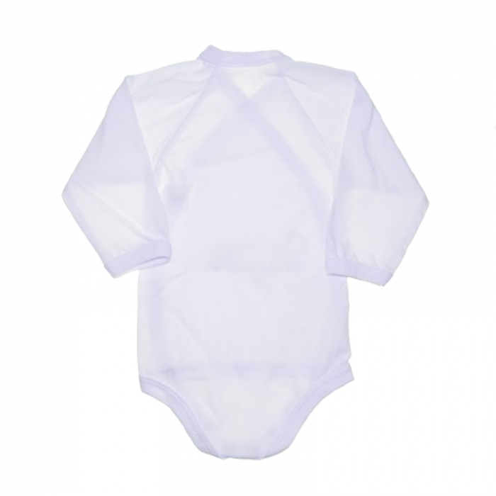 Body cu maneca lunga pentru bebelusi Mini Junior 562058, Alb [4]