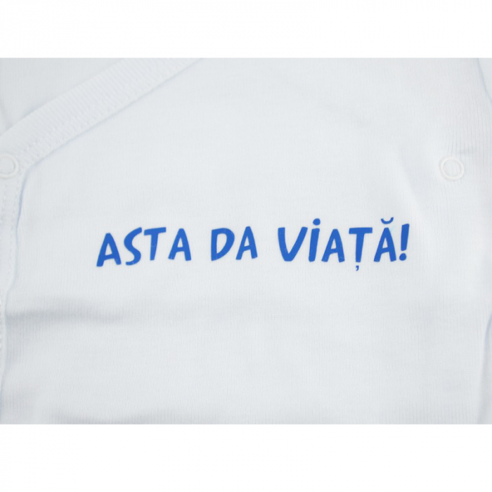 Body cu maneca lunga pentru copii Pifou Model 10 ML M10-ML6-1-66-70-cm, Alb [3]