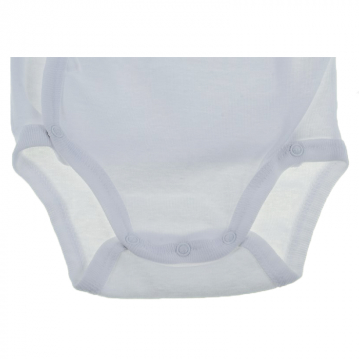 Body cu maneca lunga pentru copii Pifou Model 10 ML10-A2A-70-76-cm, Alb [2]