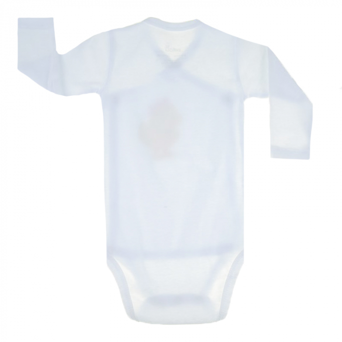Body cu maneca lunga pentru copii Pifou Model 10 ML10AB-66-70-cm, Alb [3]