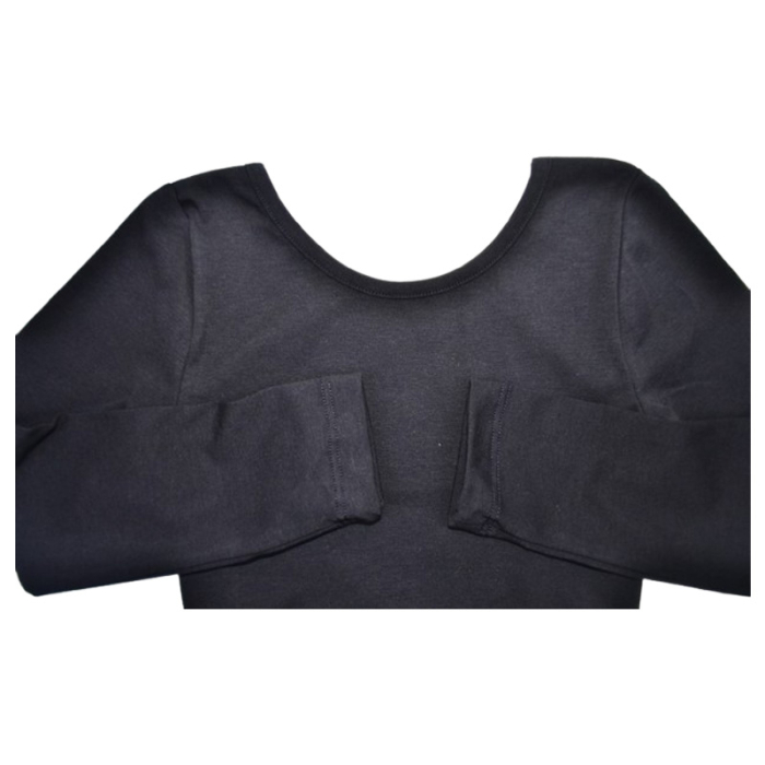 Body cu maneca lunga, pentru copii, Atut B1309N-116, Negru [2]