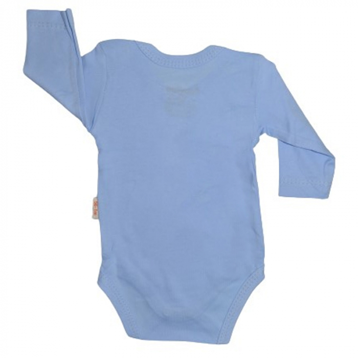 Body cu maneca lunga pentru baieti BabyToo BB1511A, Albastru [3]