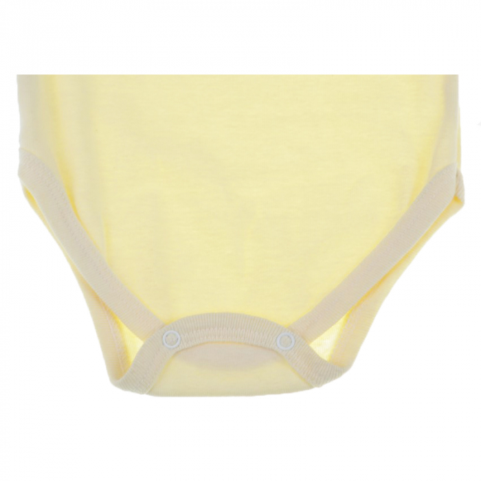 Body cu maneca lunga pentru copii Bambi Kid BBK02-74-cm, Galben [2]