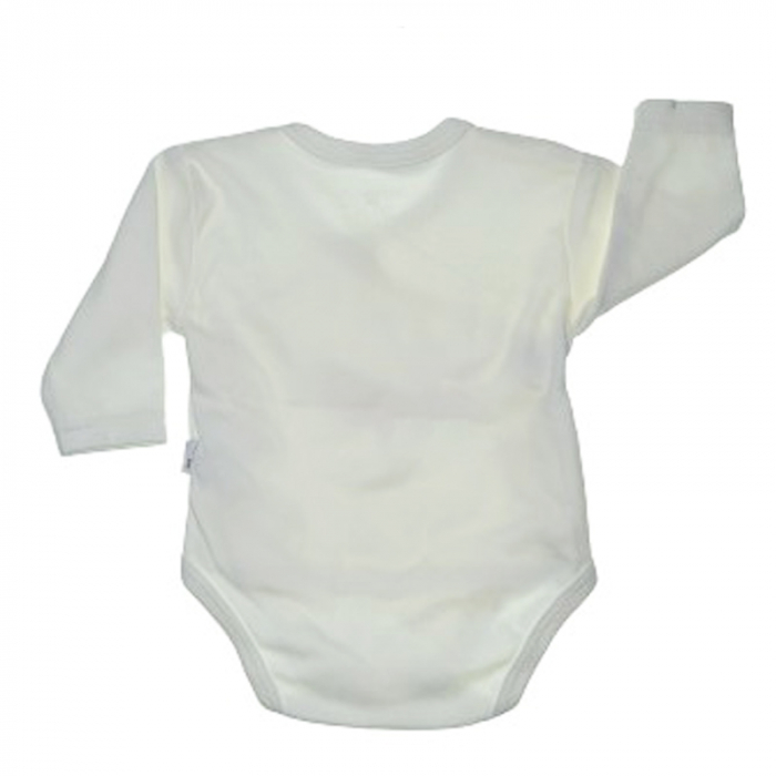 Body cu maneca lunga pentru copii Koala K738, Crem [2]
