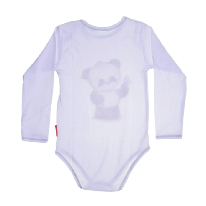 Body cu maneca lunga pentru copii, Marcinkowski 95405570, Alb [3]