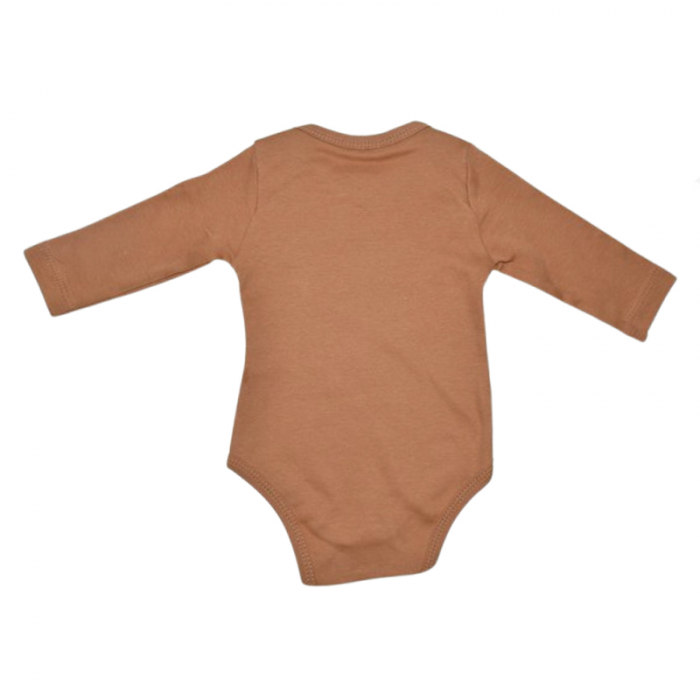 Body cu maneca lunga pentru copii, Mini Junior, BDY-MJ2, Maro [2]