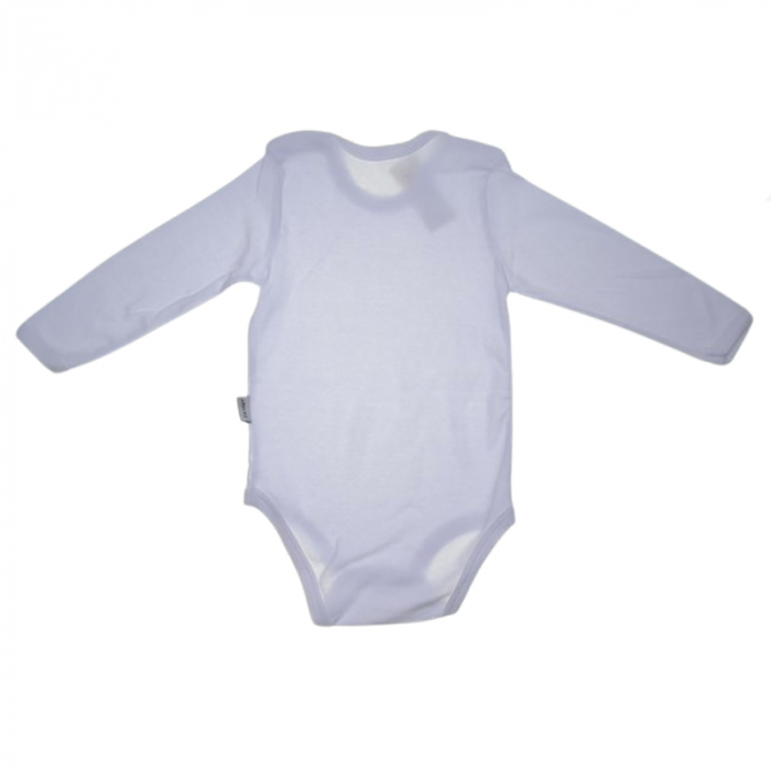 Body cu maneca lunga pentru copii Mini Junior BDY-MJ22, Alb [3]
