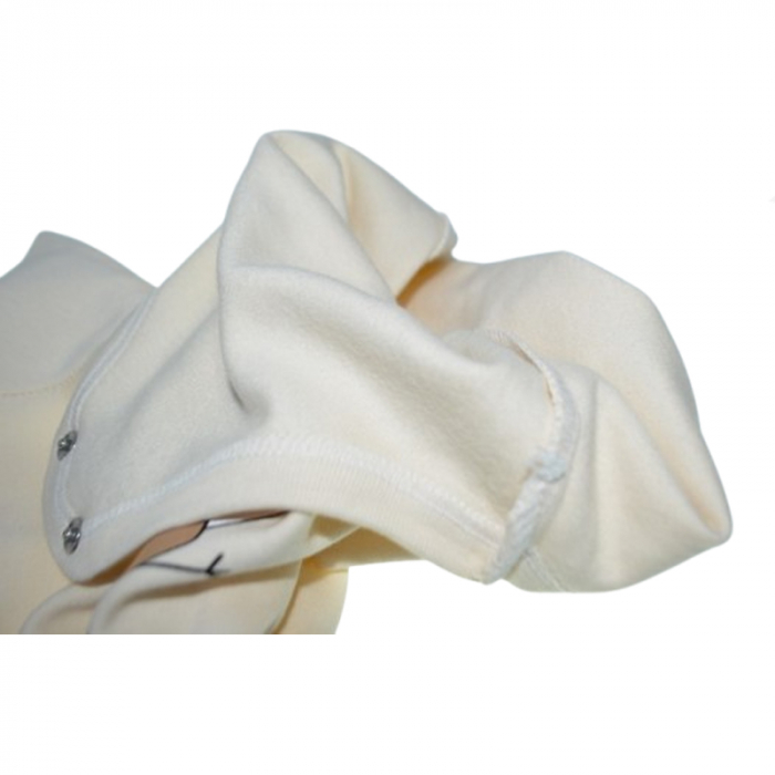 Body cu maneca lunga pentru copii Mini Junior BDY-MJ25, Crem [4]