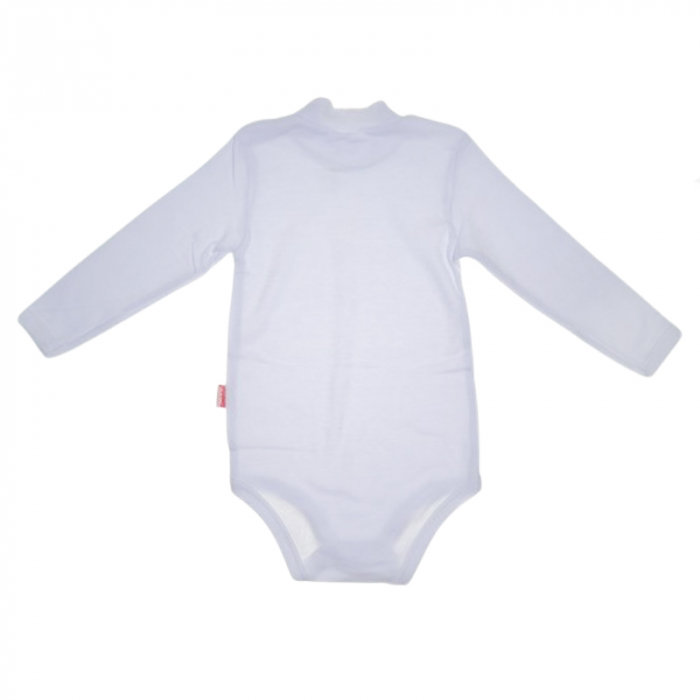 Body cu maneca lunga pentru copii Mini Junior BDY-MJ36, Alb [2]