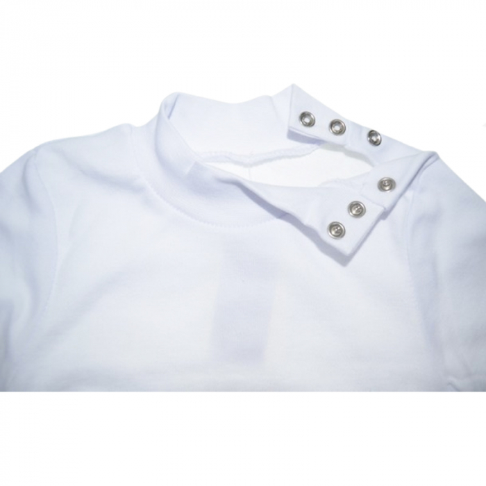 Body cu maneca lunga pentru copii Mini Junior BDY-MJ36, Alb [3]