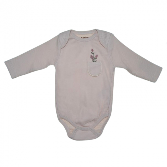 Body cu maneca lunga pentru fete Mini Junior, BDY-MJ7, Roz [1]