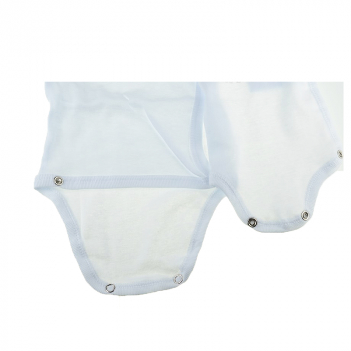 Body cu maneca lunga pentru copii Pifou Model 10 ML M10ML2-A2-1-66-70-cm, Alb [2]