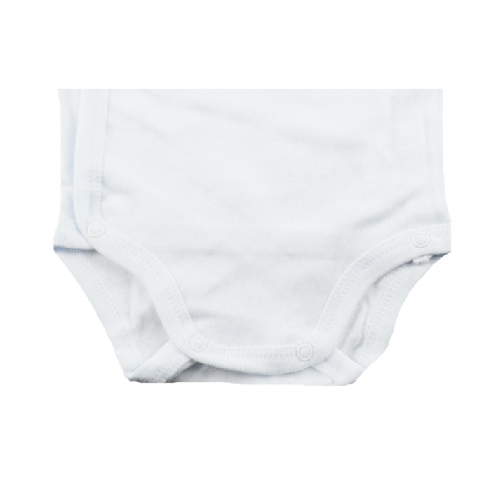 Body cu maneca lunga pentru copii Pifou Model 10 ML M10-ML3AA-66-70-cm, Alb [2]