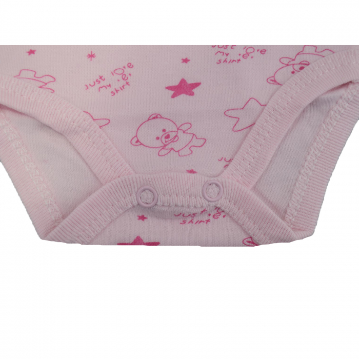 Body cu maneca lunga pentru fete BabyToo 7083-5-80, Roz [3]