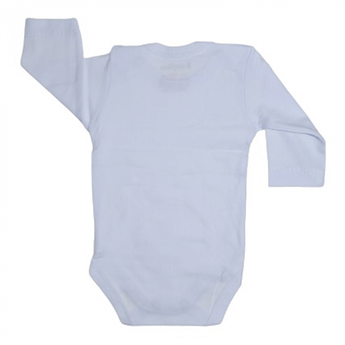 Body cu maneca lunga pentru fete BabyToo BB1511, Alb [3]