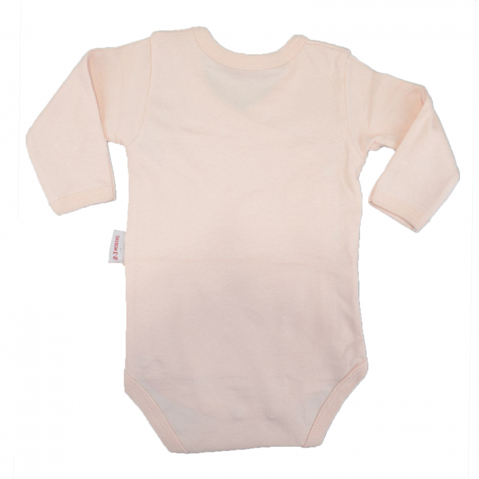 Body cu maneca lunga pentru fete Baleno 3193-2-62, Roz [2]