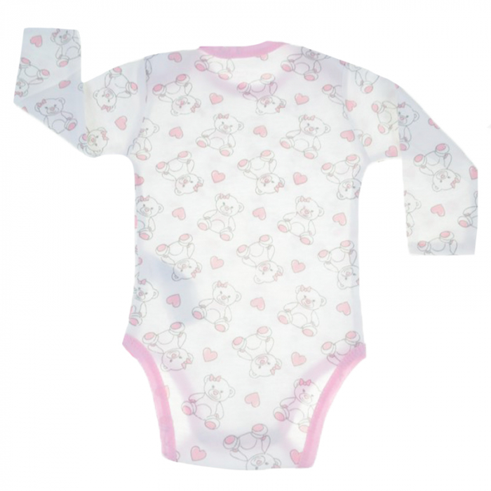 Body cu maneca lunga pentru fete E Plus M 51013137RZ-92-cm, Roz [2]