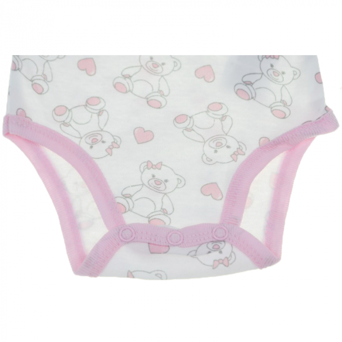 Body cu maneca lunga pentru fete E Plus M 51013137RZ-92-cm, Roz [3]