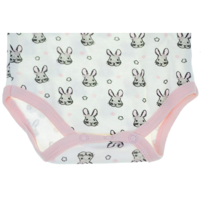 Body cu maneca lunga pentru fete E Plus M 59754A-86-cm, Alb [3]