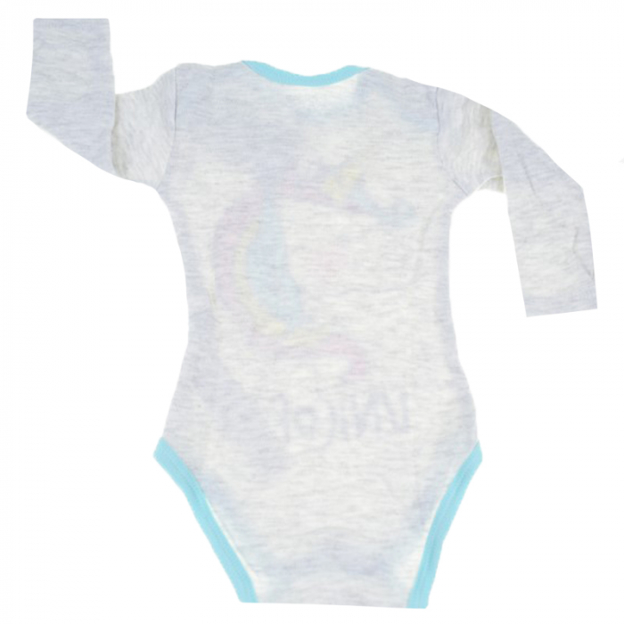 Body cu maneca lunga pentru fete E Plus M 59754G1-80-cm, Gri [2]