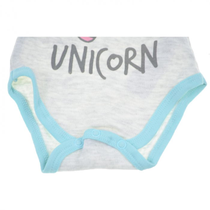 Body cu maneca lunga pentru fete E Plus M 59754G1-80-cm, Gri [3]