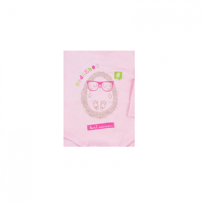 Body cu maneca lunga pentru fete Koala Igielka T1-600_74 cm, Roz [2]