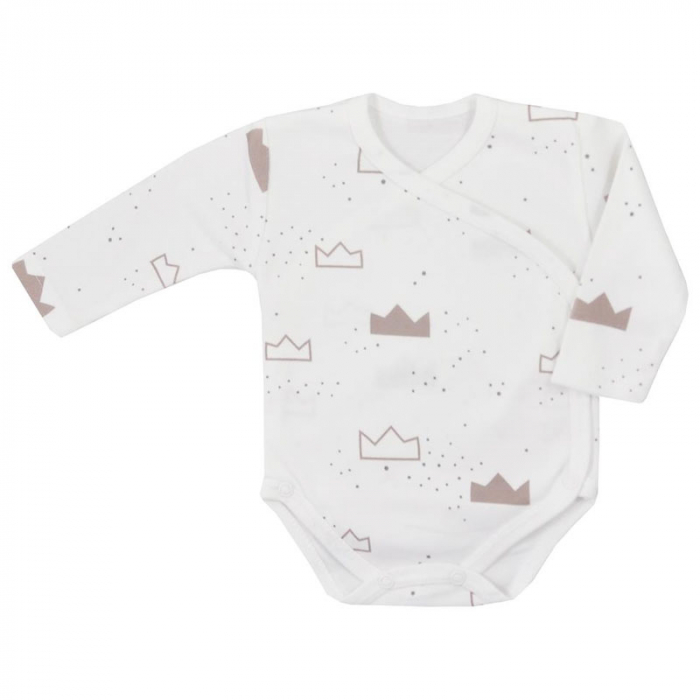 Body cu maneca lunga pentru copii Koala Druk 08-896, Alb [1]