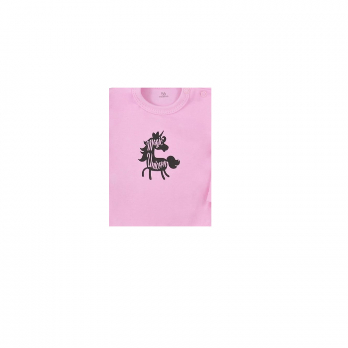 Body cu maneca lunga pentru fete Koala Sleepysaurus 08-702_86 cm, Roz [2]
