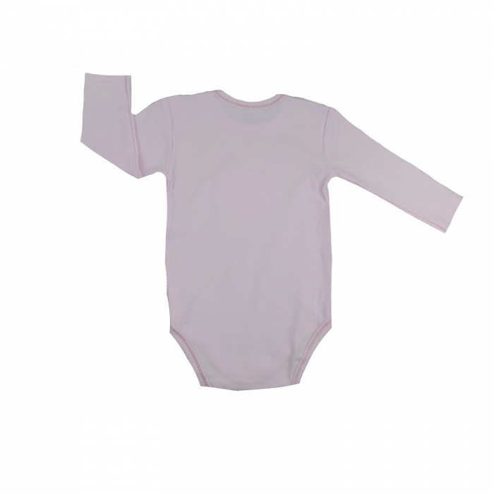 Body cu maneca lunga pentru fete Koala Tasmania 08-632R_74 cm, Roz [2]