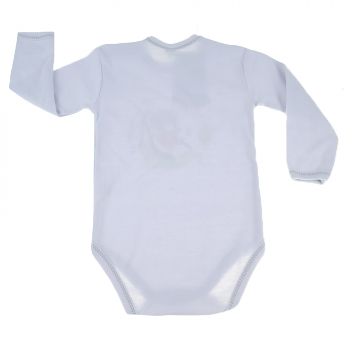 Body cu maneca lunga pentru fete Koala Zabaw 3625-G-86-cm, Gri [3]